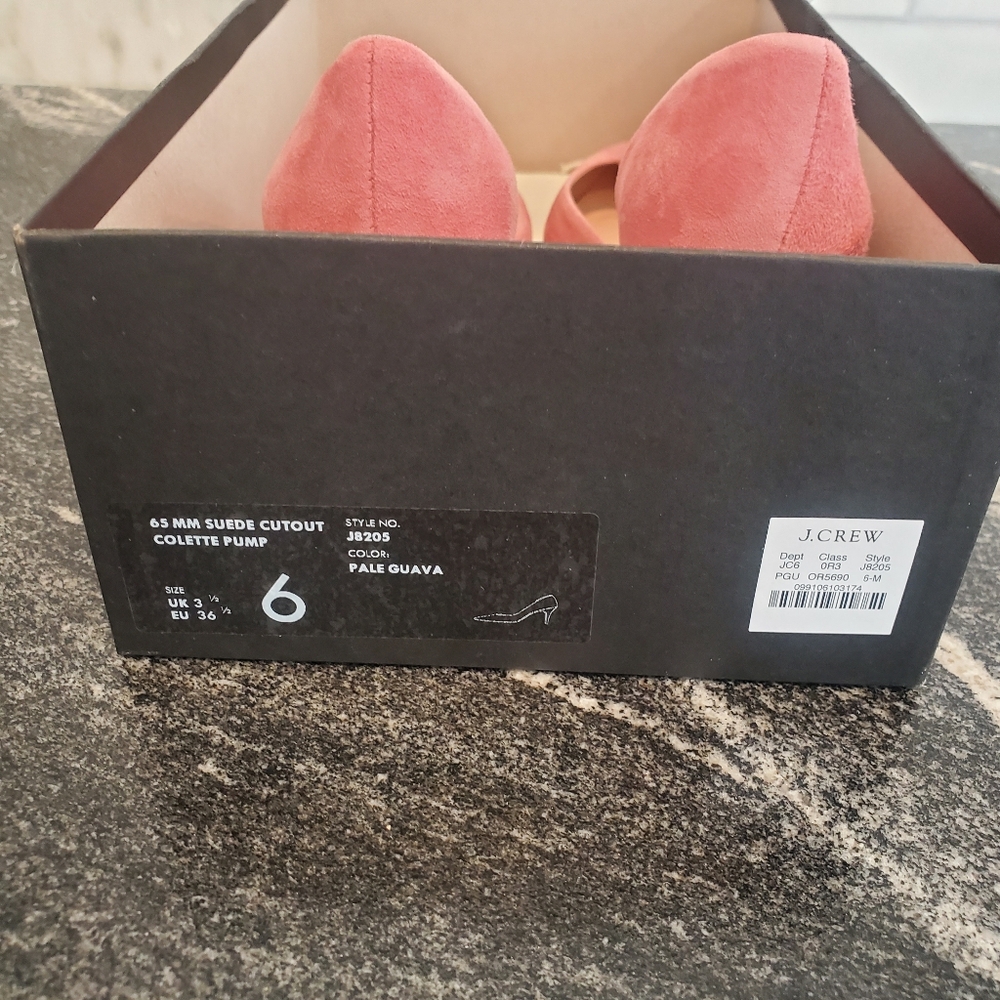 J. Crew Pink Suede Heels - Picture 10 of 10